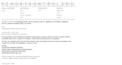 Desktop Screenshot of memorykontrol.org